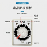 時間繼電器8腳2開2閉－AC220V【0-30分】, , large