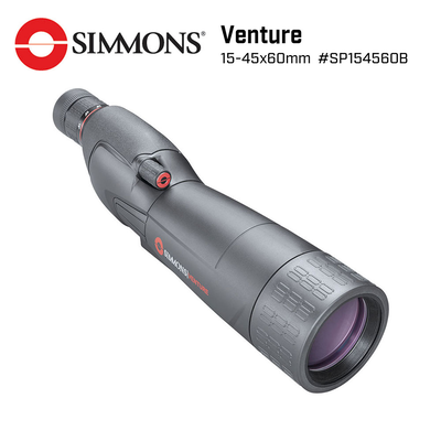 [美國 Simmons] Venture 冒險系列 15-45x60mm 防水賞鳥型單筒望遠鏡 SP154560B