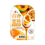光泉百香蜜桃雙格優酪140g, , large