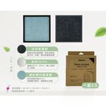 【麗水生活】Heacle 空氣清淨機 3合1複合濾網(一盒2入) 除塵 抗菌 除味 環保節能 清淨機, , large