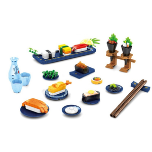  [Brick Republic]Senbao 601414 Japanese Style Gourmet (Educational Building Blocks)