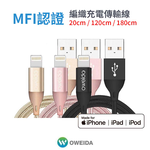 【sansuijibau】OWEIDA Apple Certified, MFi Certified Braided Charging Cable, 180cm-rose gold, , large