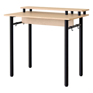 【HOPMA】簡約美耐皿板工作桌(附螢幕架)台灣製造 寬80cm 書桌 辦公桌 學習桌 寫字桌