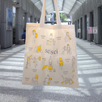 【seisei】Canvas shoulder tote, , large