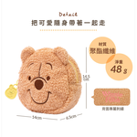 『HOUSUXI．舒希』迪士尼小熊維尼系列-大頭絨毛收納包(A4), , large