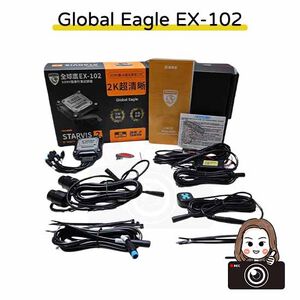 ◆六姐的店【全球鷹 Global Eagle】 EX-102雙鏡頭機車行車記錄器 *可提供安裝*