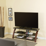 【HomeMax】DUBAI 海灣玻璃電視櫃/電視架/寬122-140cm/適用32~65吋電視/MIT/免運費HM-5116, , large