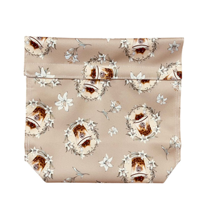 Bubble Tea Reusable Sandwich bag ( silicone cloth)