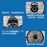 SUPAFINE 16&rdquo; Dual Voltage DC Inverter Industrial Fan HFB-S0816, , large