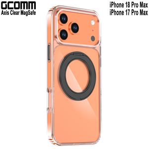 GCOMM iPhone 18 Pro Max 17 Pro Max 磁吸旋轉支架防摔殼 Axis Clear MagSafe兼容