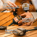 《台灣製造》露營動力線-燈-10米-15米-叢林綠-3P過載防護動力線-三插頭-延長線-AX-386-GR, , large