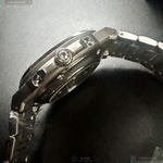 [星晴錶業]GEYA手錶,42mm,G78152GWN墨綠色錶面銀錶殼銀色精鋼錶帶款, , large