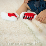 【GGOMOOSIN】學步鞋─運動寶貝(紅)(115mm/125mm/135mm/145mm), , large