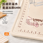 【A&R】食品級 6mm 加厚矽膠揉麵墊 100x70cm 加大款, , large