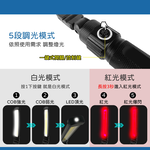 鉅玉經典｜折疊式工作燈LED+COB 照明燈 露營 磁吸 防水/油 燈條 雙軸 USB HK-G749, , large