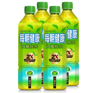 每朝健康雙纖綠茶(無糖) 650ml