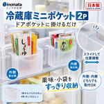 【HIYASU日安工坊】冰箱門邊小物收納盒2入組, , large