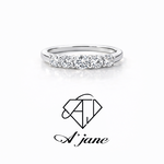 【A'jane】18K白金 恆光序曲 實驗室鑽石 培育鑽石 鑽石戒指 A012603-001, , large