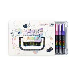 24-Color Liquid Acrylic Paint Markers