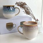 【Lesser&Pavey】日式陶瓷馬克杯組2入/窯變馬克杯/復古窯變馬克杯/馬克杯/茶杯/咖啡杯/窯變釉/杯子, , large