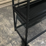 【 SHAONIANNA.TW 】 陽台多肉植物架 100x45x200cm 消光黑三層花架 附2水盤 一體成形鋼構 重載型園藝收納架, , large