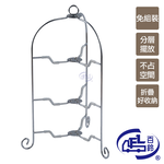 [百鈴]卡豪收英式可收折活動三層點心架(下午茶架/菜盤架/盤架/收納架/水果架/西點架/多層架), , large