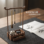 【上手家居】松木毛筆架(筆架/書法/文房四寶/書法用品/畫筆架), , large