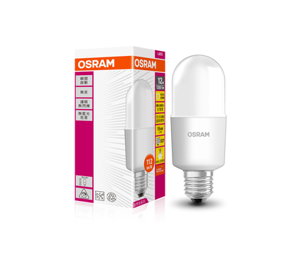 [凌騰科技]歐司朗OSRAM 12W STICK LED G3 E27燈泡-黃光 4入組
