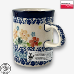 【SOLO Vintage】CA Polish Pottery 150ml Mug Spring Blossoms Dance Series Made in Poland, , large