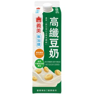 義美無加糖高纖豆奶900ml※實際到貨效期約4天以上