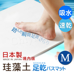 【百科良品】日本藤原境內版 日本製 珪藻土 足乾樂 超速吸水地墊 乾燥快超吸水墊M/L(日本建材級), , large