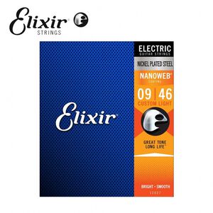 Elixir 12027 Nanoweb 薄包覆 電吉他套弦 09-46【敦煌樂器】