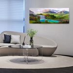 【御畫房】青山綠水 國家一級畫師手繪油畫60&times;120cm(VF-47), , large