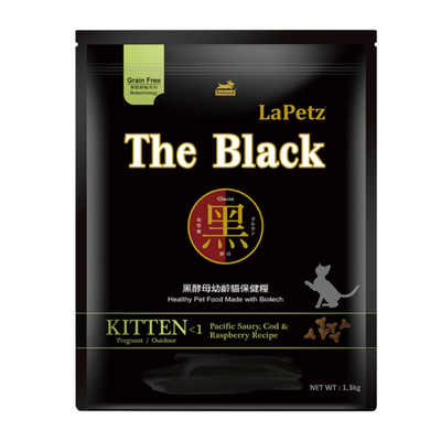 【拉拉寵物小舖】LaPetz 樂倍 黑酵母 貓飼料 幼貓配方 1.3公斤 The Black