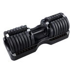 【BYZOOM FITNESS】Pure Series 34kg(75LB) 21段重量 可調式啞鈴(黑), , large