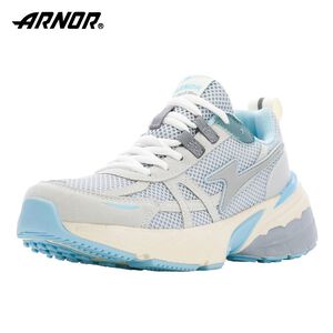 ARNDR女穩定避震慢跑鞋-復古灰25.5