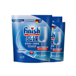 【finish 亮碟】洗碗機多效合一洗碗塊50顆(洗碗錠/洗碗球/洗碗機錠/洗碗機專用洗劑)3入組, , large