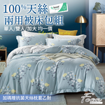 【FOCA】40支100%純天絲鋪棉兩用被床包組-單/雙/加均一價 (加碼贈抗菌天絲枕套乙對), , large