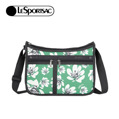 Lesportsac Deluxe Everyday Bag 奢華斜背包 / 翠綠花園