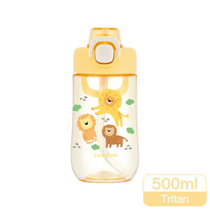 樂扣樂扣兒童水壺500ml-獅子黃
