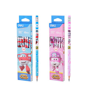 【得力Deli】 Super Wings 2B鉛筆-12入(款式隨機出貨)