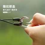 【上手家居】便攜寶特瓶扣環-10入組-灰色(水壺扣/水瓶扣/水瓶掛扣), , large