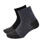 【D&G】乾爽1/2男學生襪<黑>D407 男襪 短襪 除臭襪, , large