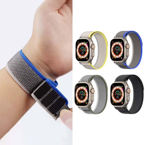 【山水之寶】DUX DUCIS Apple watch 44/45/49/S10 46/S11 46mm錶帶 不銹鋼 尼龍回環式錶帶