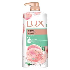 麗仕清爽香氛沐浴乳綠茶白桃1000ml