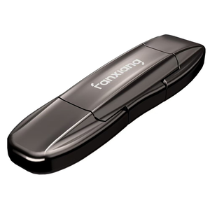 [FANXIANG] Dual-head solid state flash drive, full metal sports car shape, USB3.2Gen2 TypeC, read speed 1050MB/s, suitable for Apple 15/16 and Android phones-F952-256GB