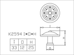 Zinc Knob, , large