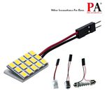 【PA LED】雙尖 T10 BA9S 超白光 暖白光 2835 15晶 SMD LED 燈板 室內燈 閱讀燈 行李箱燈, , large