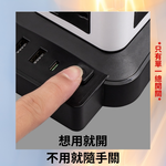 立式延長線【三層/黑白/1開12插】, , large