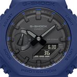 CASIO 卡西歐 G-SHOCK 耐衝擊八角雙顯電子錶-藍 GA-2100-2A, , large